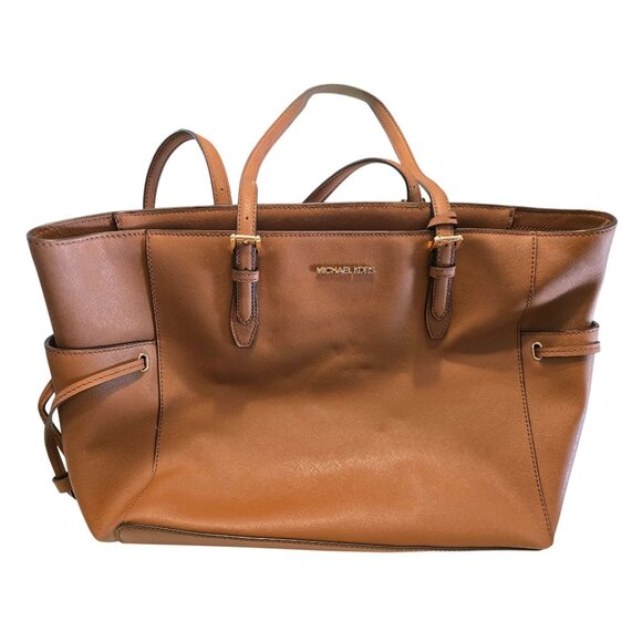 Michael Kors Handbags - Michael Kors Gilly Large Leather Travel Tote Shoulder Bag Purse